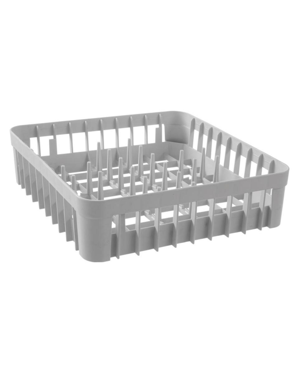 Geschirrspülkorb für Gläser - Polypropylen - H 11 x 40 x 40 cm - Hendi - 871348