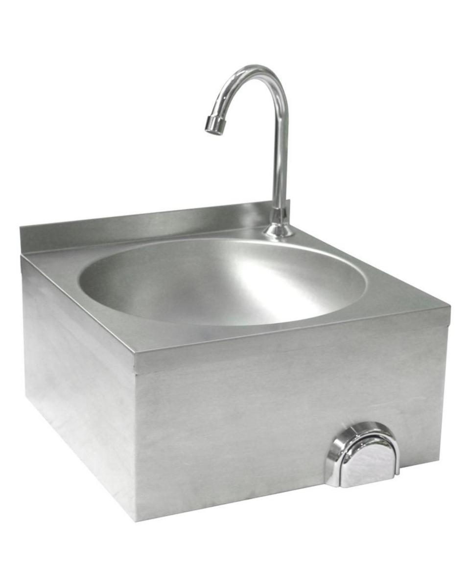 Waschbecken - Knieoperation - H 45 x 40 x 40 CM - Hendi - 810316