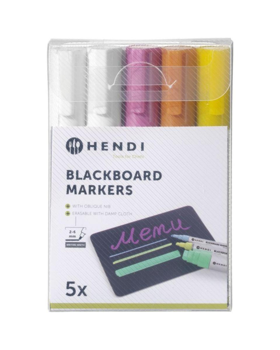 Kreidemarker – 5 Stück – Hendi – 664292