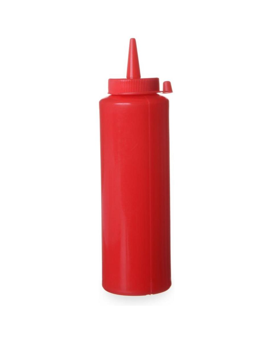 Quetschflasche - Rot - 0,2 l - Ø5 cm - Hendi - 558010