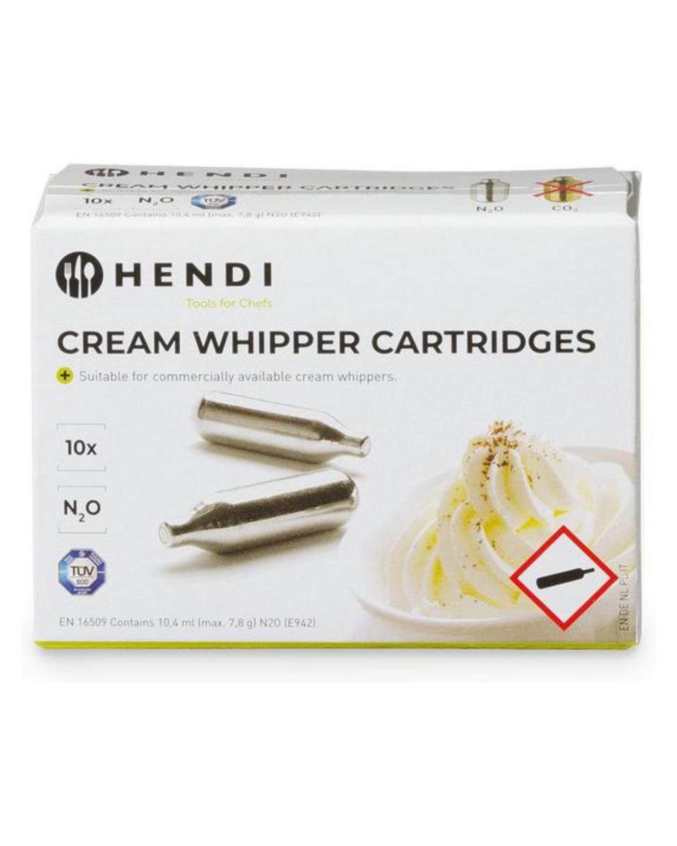 Sahnekapseln - 10 Stück - Hend - 588208