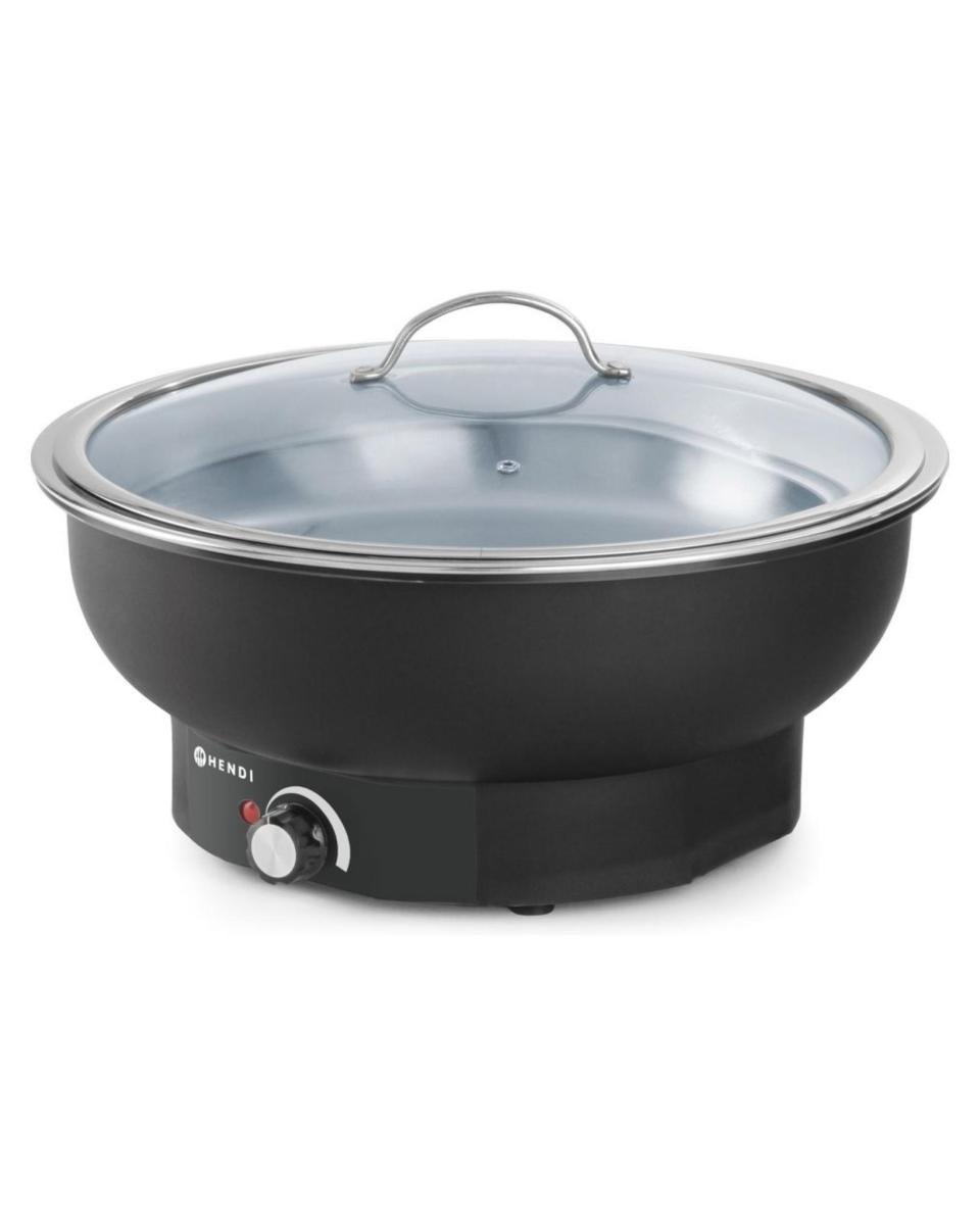 Chafing Dish - Elektro - Tesino - 6,8 Liter - Schwarz - Hendi - 204832