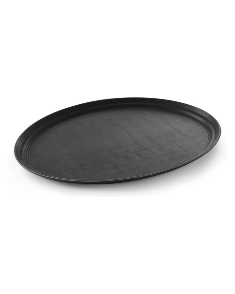 Tablett oval XL - Glasfaser - 73,5 x 60 cm - Hendi - 508831
