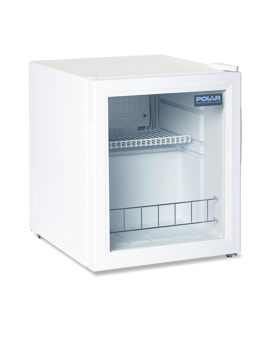 Kühlschrank Glastür - 46 Liter - H 51 x 43 x 48 cm - 85 W - 230 V - Polar - DM071