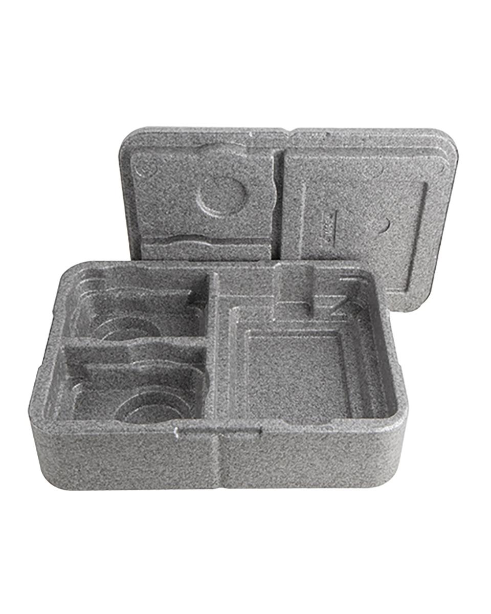 Essbox Basic – H 13,8 x 40 x 29 cm – 0,58 kg – Polypropylen – Grau – Thermo Future Box – 235200