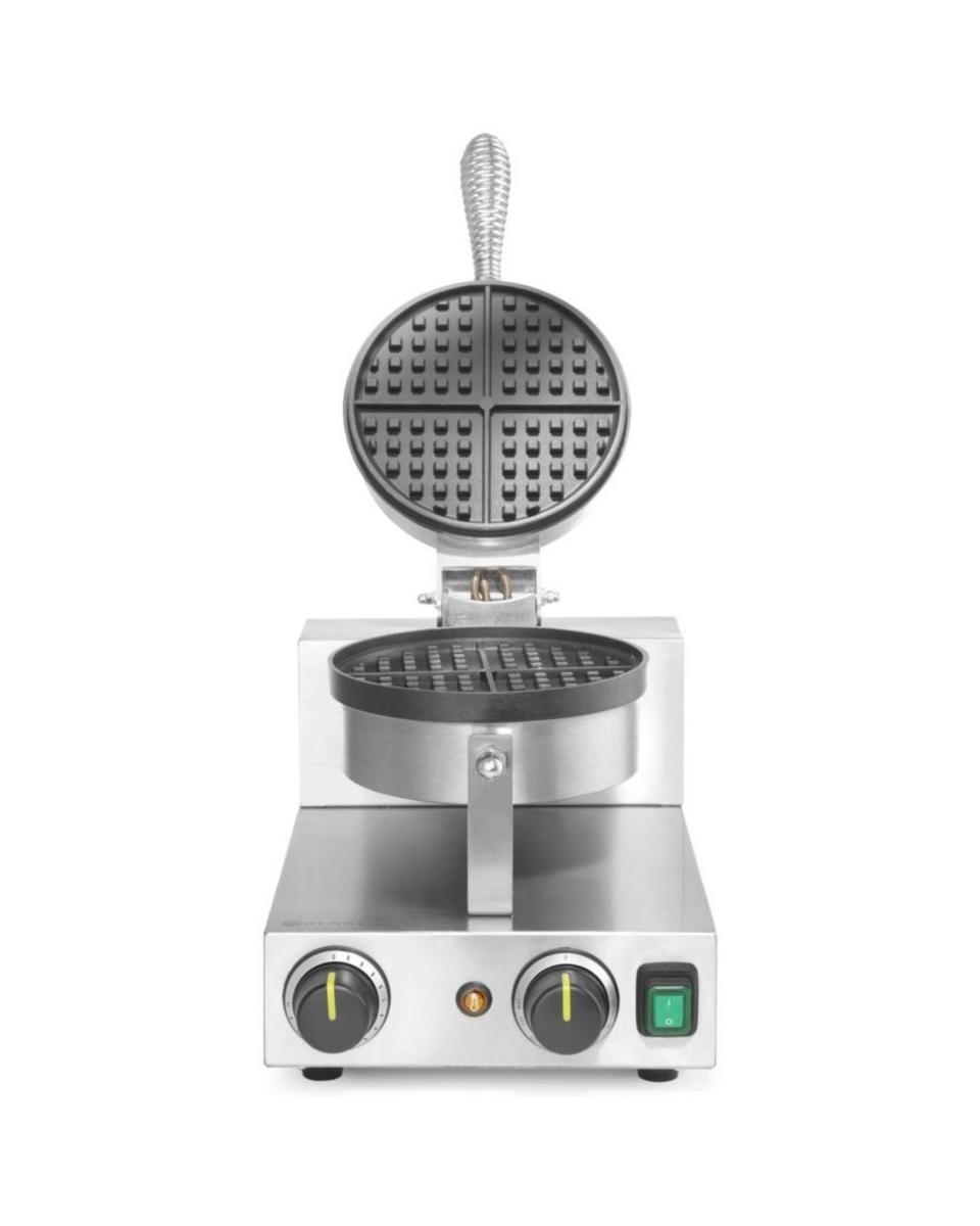 Waffeleisen - Rund - H 28,5 x 25,3 x 49,1 CM - Hendi - 212172
