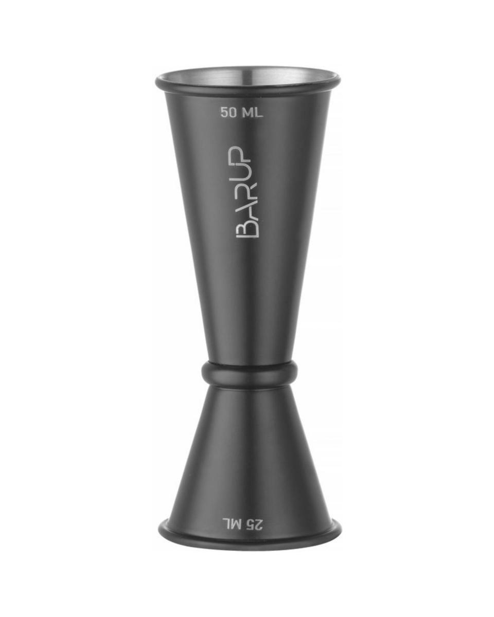 Riegelgröße – 25/50 ML – Schwarz – H 11 x Ø 4,5 CM – Hendi – 596654