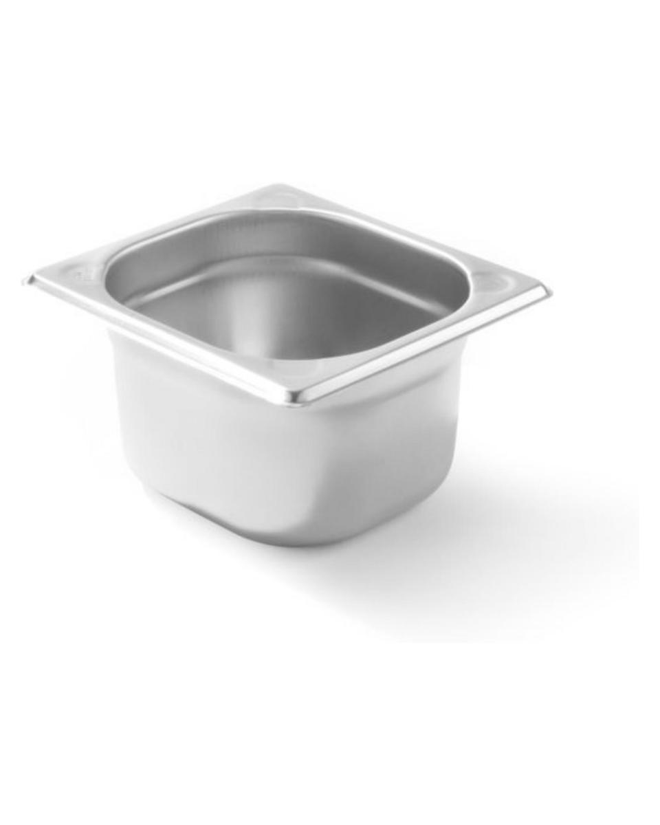 Gastronormbehälter – 1/6 GN – 1,6 Liter – H 9,8 x 17,5 x 16 CM – Hendi – 806630