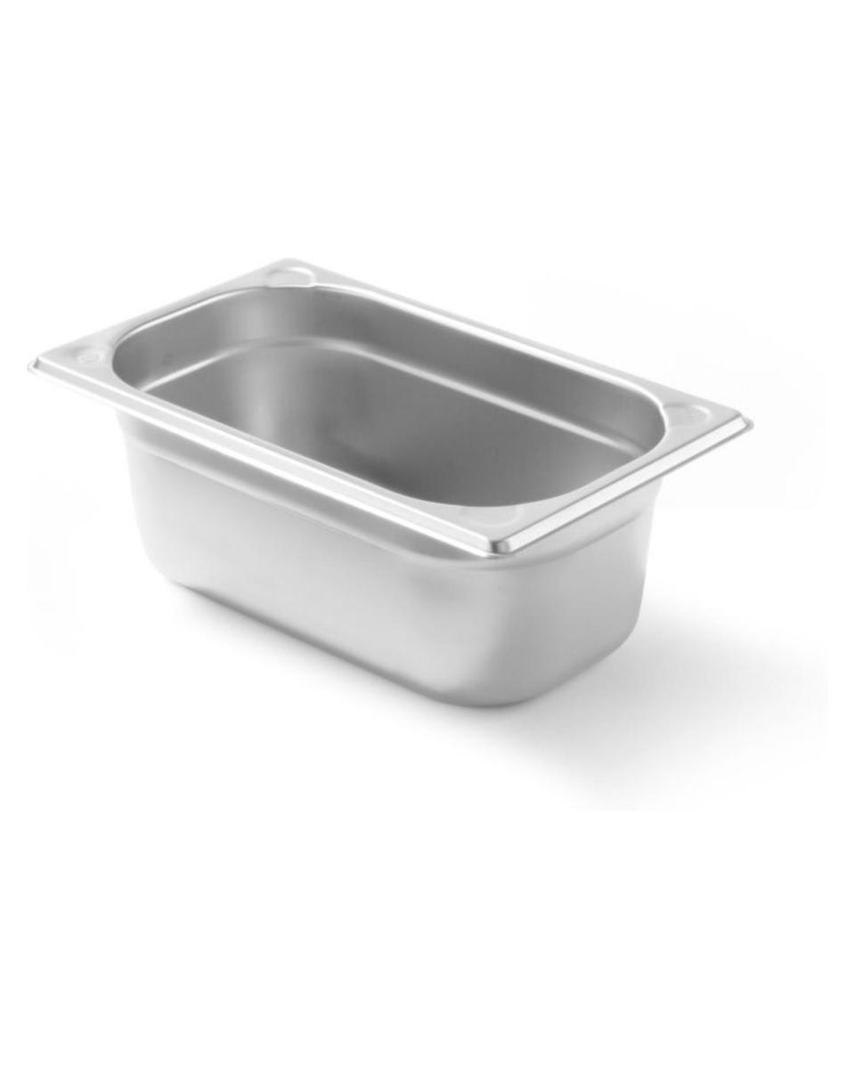 Gastronormbehälter – 1/4 GN – 2,8 Liter – H 10 x 16,2 x 26,4 CM – Hendi – 806531