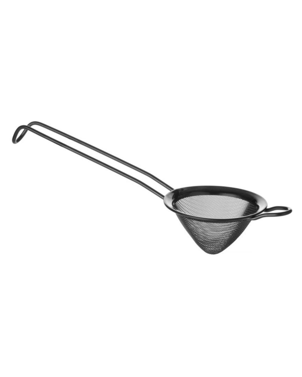 Barsieb – Konisch – PVD-beschichtet – Schwarz – H 4,6 x Ø 7,5 CM – Hendi – 638170