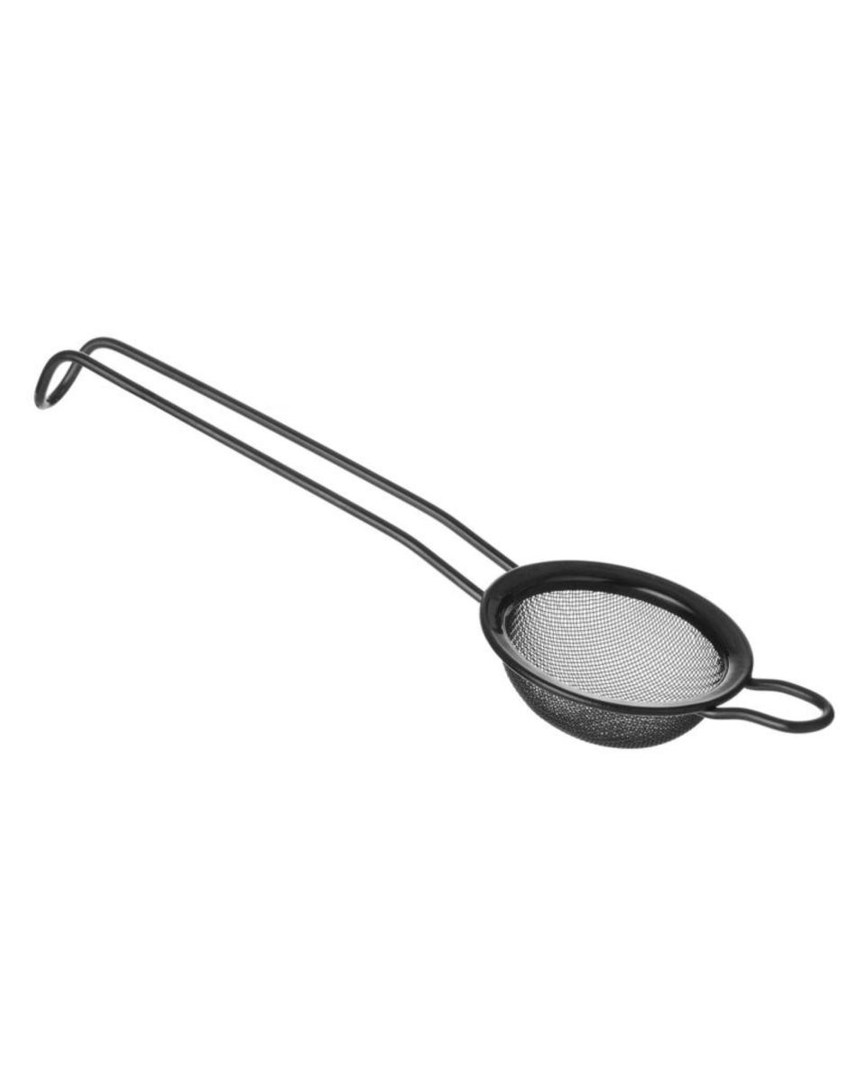 Barsieb – PVD-beschichtet – Schwarz – H 3,4 x Ø 6,5 CM – Hendi – 638132