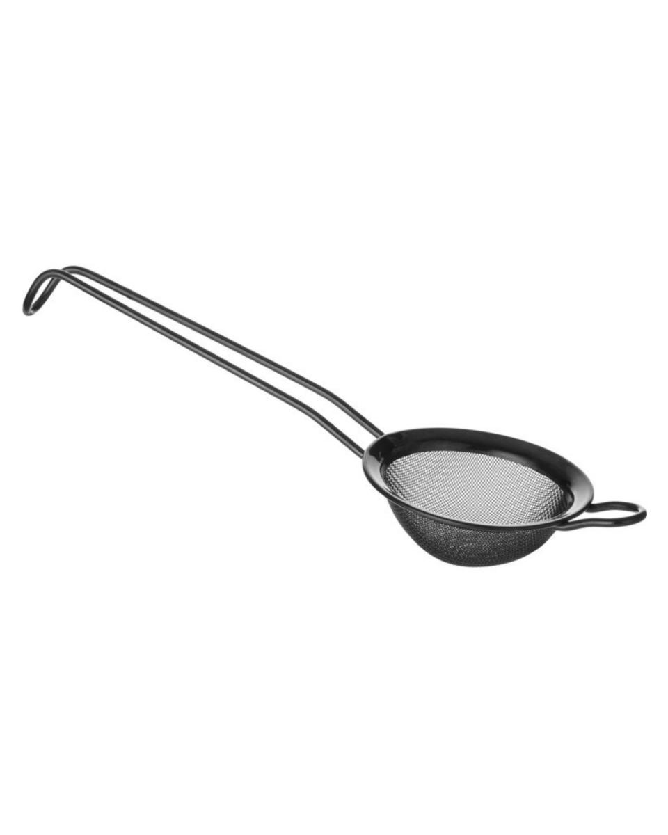 Barsieb – PVD-beschichtet – Schwarz – H 4 x Ø 7,5 CM – Hendi – 638149