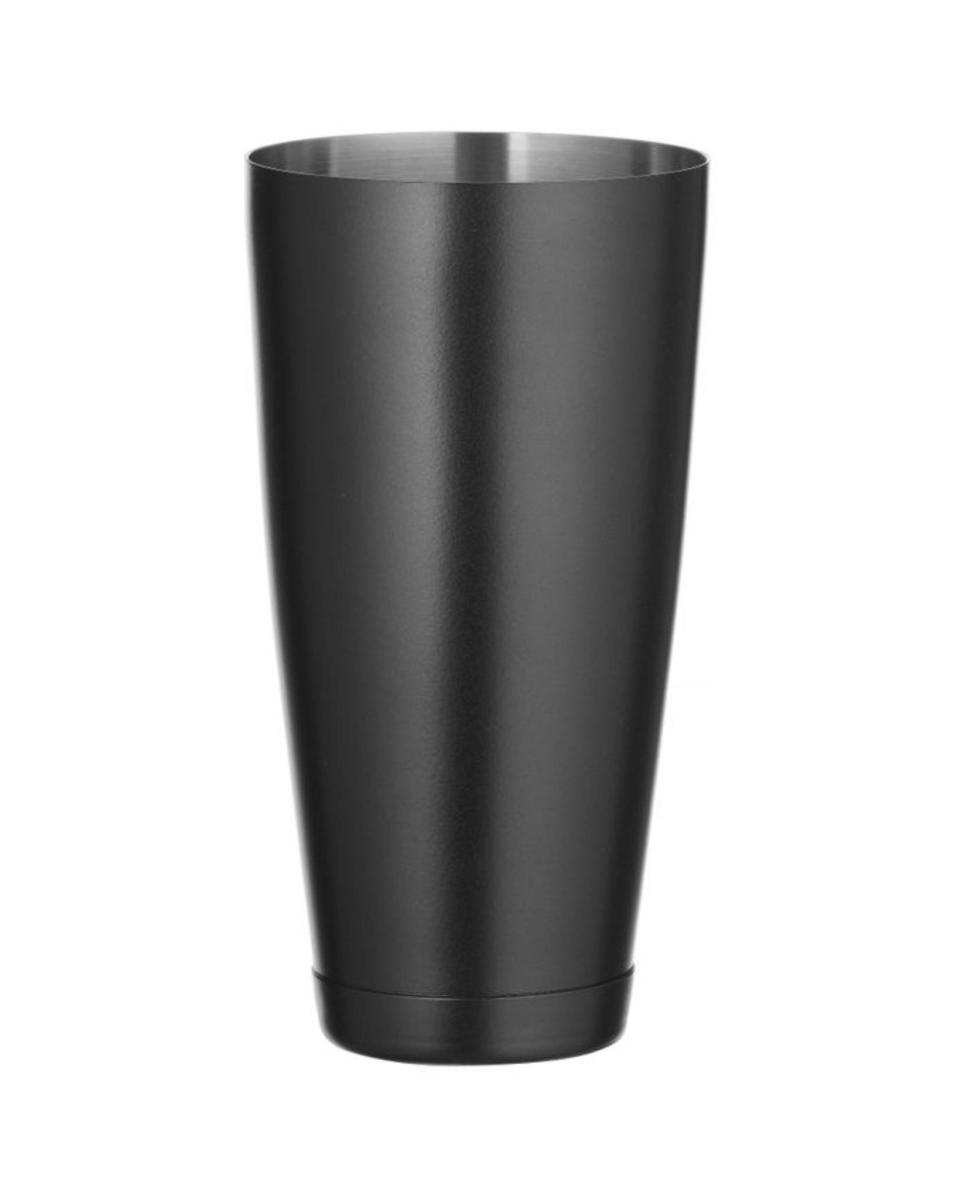 Boston Shaker – 0,8 Liter – Schwarz – H 18 x Ø 9 CM – Hendi – 596678