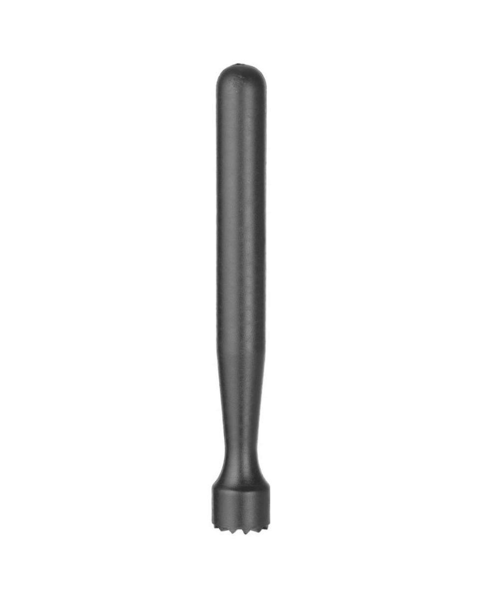Cocktailstößel - Gerippter Kopf - Schwarz - Hendi - 596951