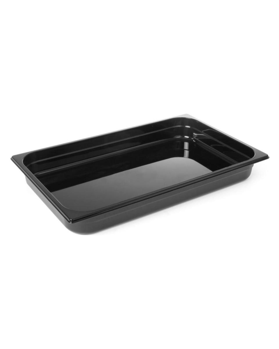 Behälter – 1/1 GN – 9 Liter – Schwarz – H 6,4 x 32,2 x 52,6 CM – Hendi – 862209