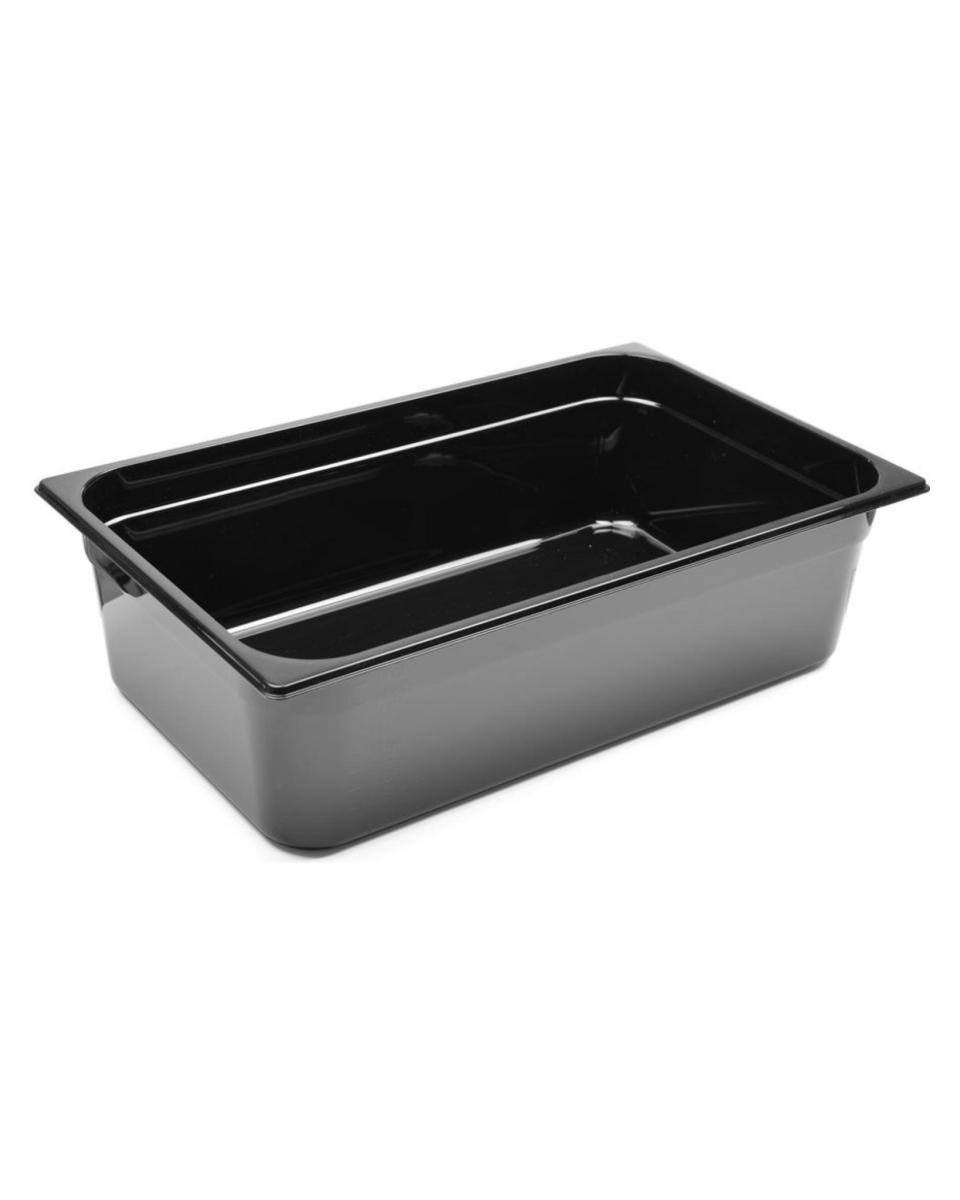 Container - 1/1 GN - 21 Liter - Zwart - H 14.9 x 32.2 x 52.8 CM - Hendi - 862216