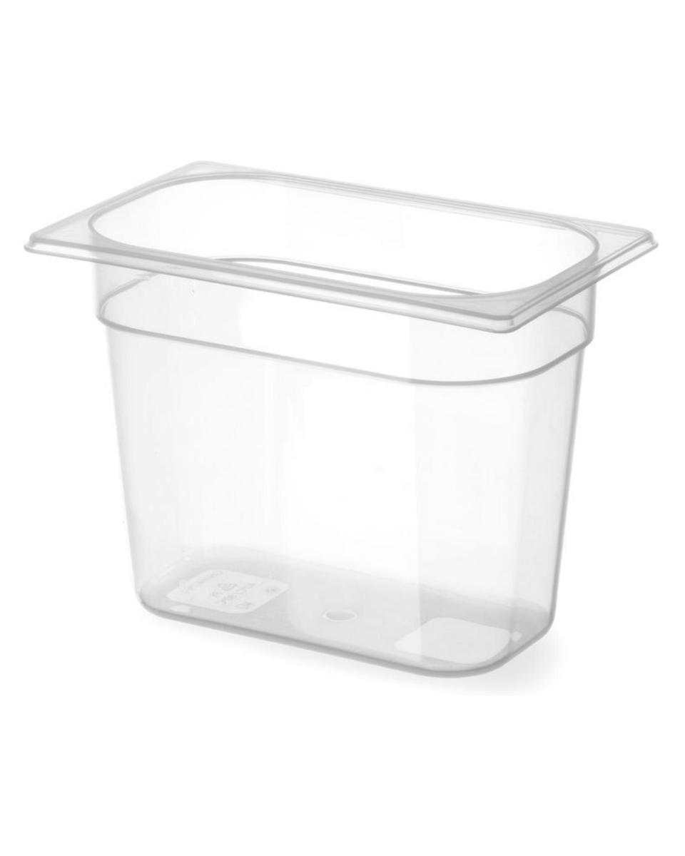 Container - 1/4 GN - 5.5 Liter - Transparant - H 19.5 x 15.7 x 26 CM - Hendi - 880302