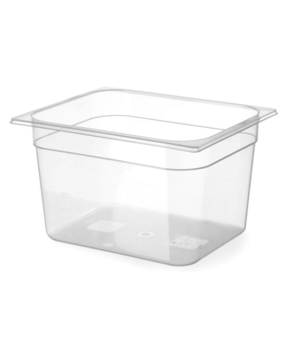 Container - 1/2 GN - 12.5 Liter - Transparant - H 19.5 x 26 x 32 CM - Hendi - 880104