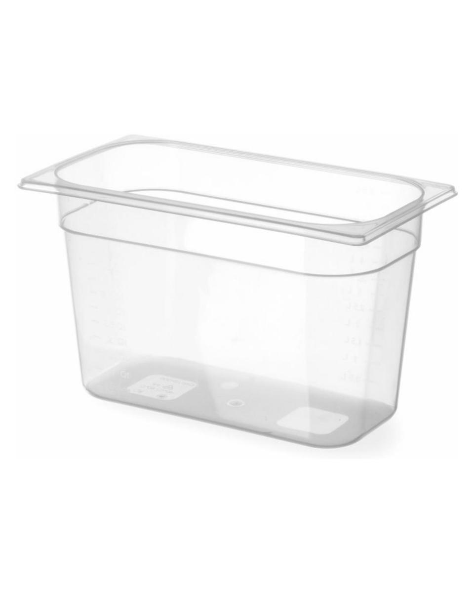 Container - 1/3 GN - 7.8 Liter - Transparant - H 19.5 x 17 x 32 CM - Hendi - 880203