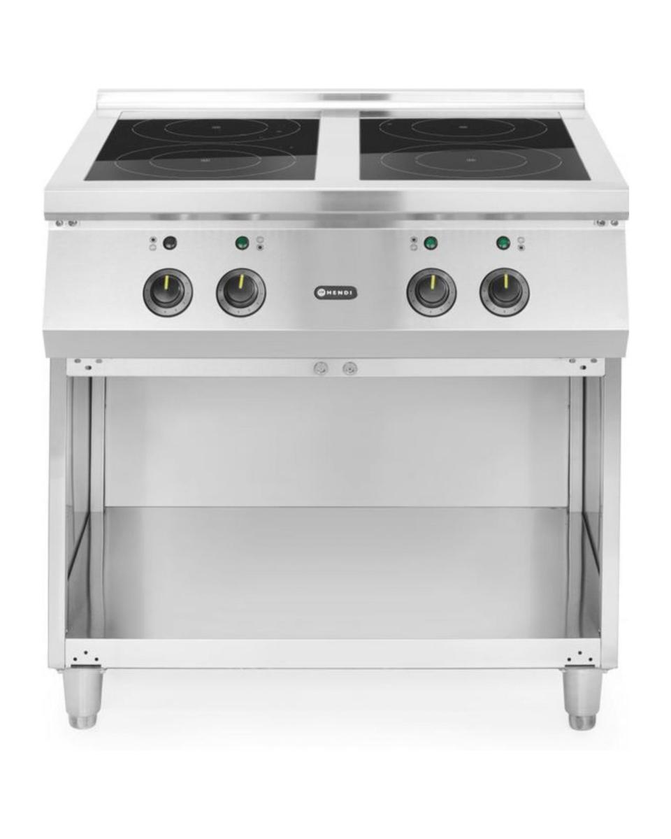 Herd – 4 Brenner – 400 V – H 85,4 x 72 x 80 CM – Hendi – 237687