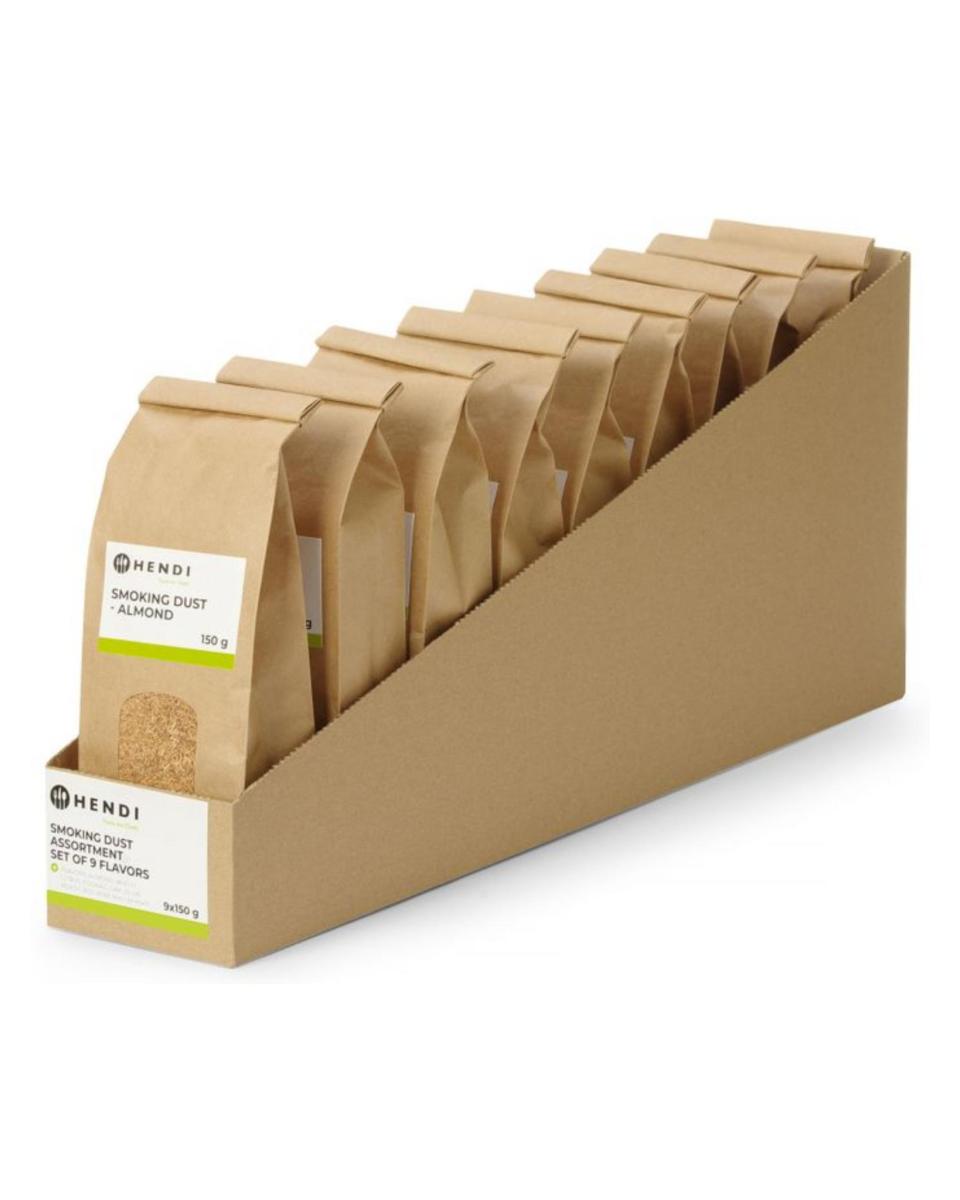 Rauchstaub-Sortiment – Set mit 9 Geschmacksrichtungen – Hendi – 199794