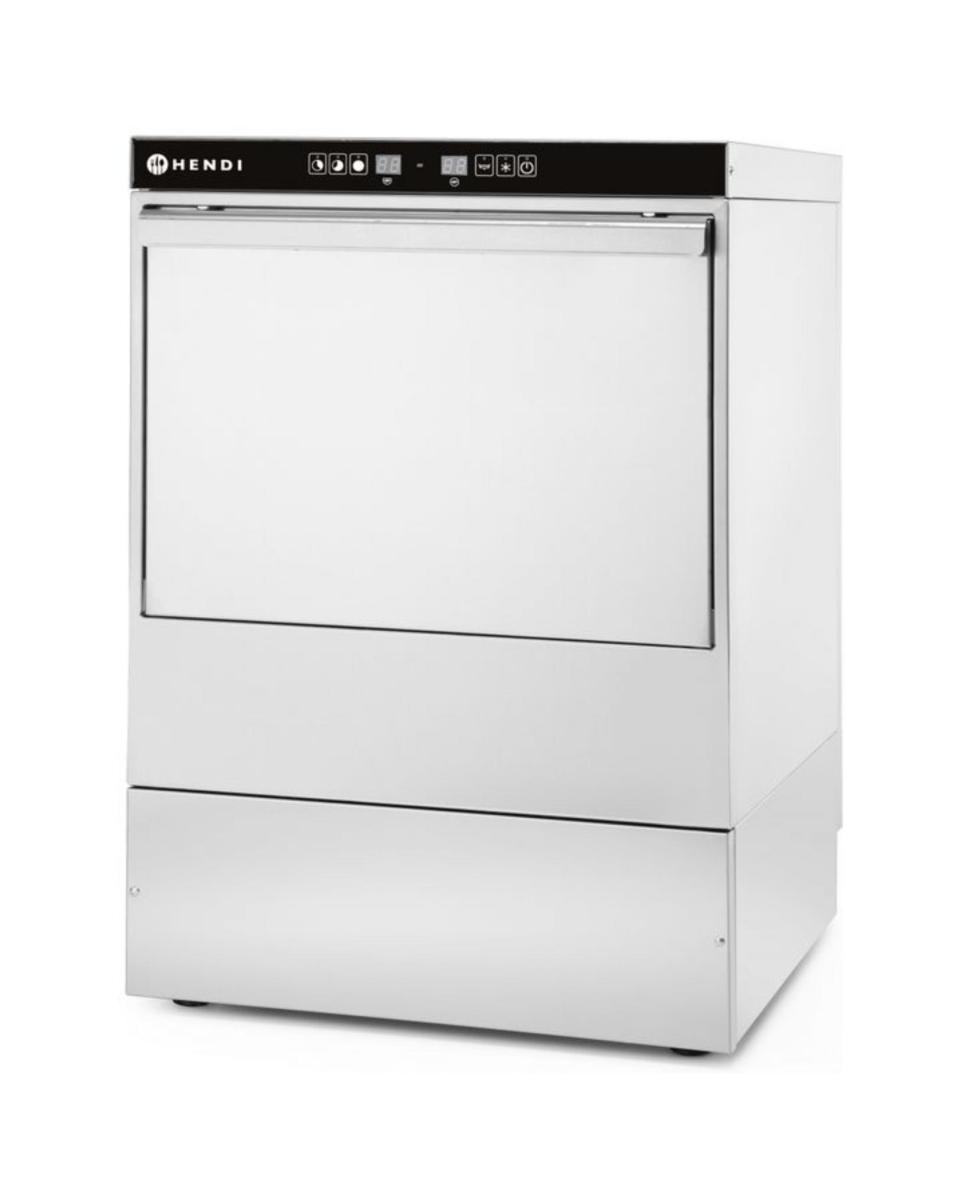 Geschirrspüler – 50 x 50 – 400 V – elektronische Steuerung – H 83,7 x 57,6 x 64,5 cm – Hendi – 231753