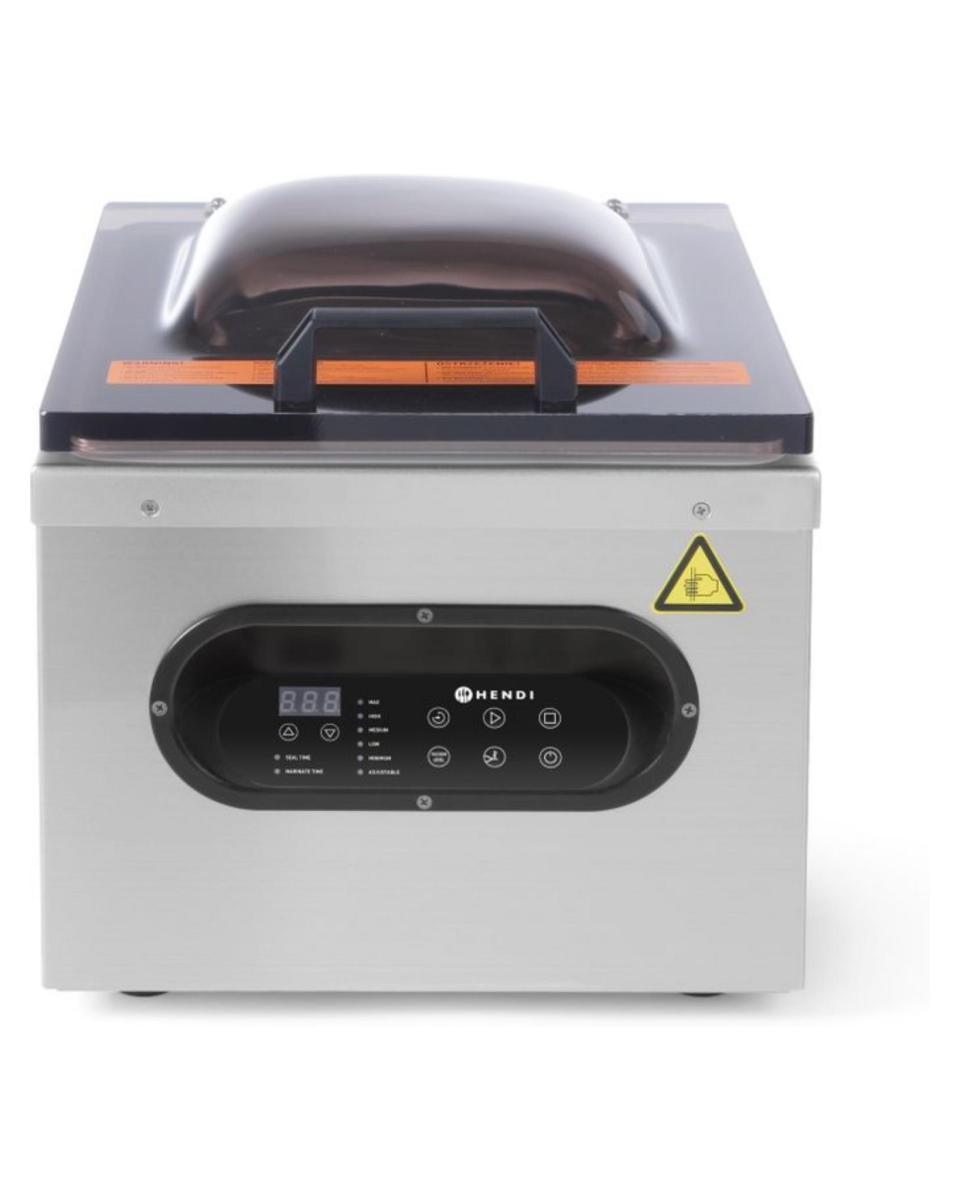 Vakuumkammer-Verpackungsmaschine – H 36,5 x 36 x 49 cm – Hendi – 975398