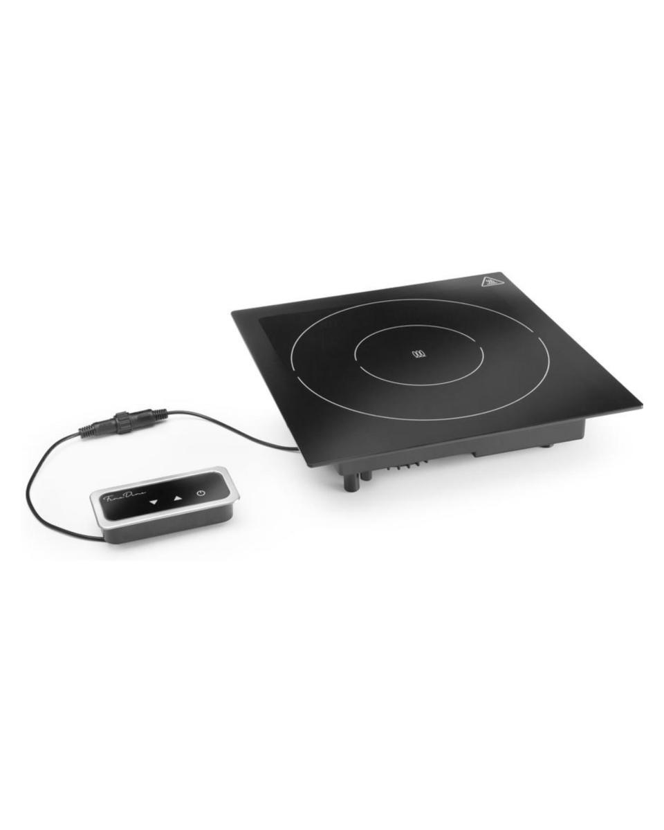 Kochplatte - Induktion - 1000 W - H 8,5 x 34,9 x 39,7 CM - Hendi - 239551