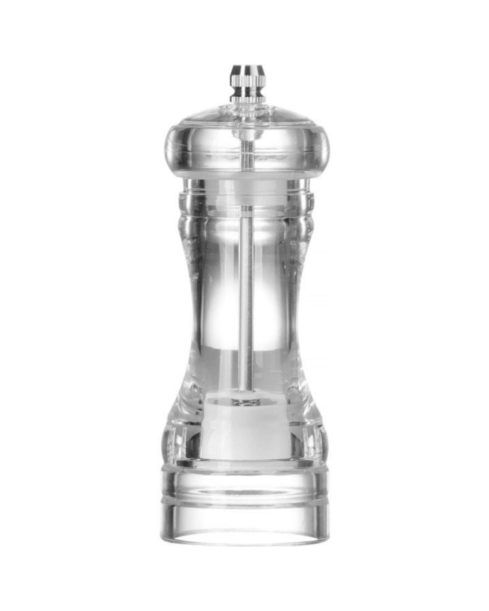 Salzmühle - Transparent - H 14 x Ø 5 CM - Hendi - 469651