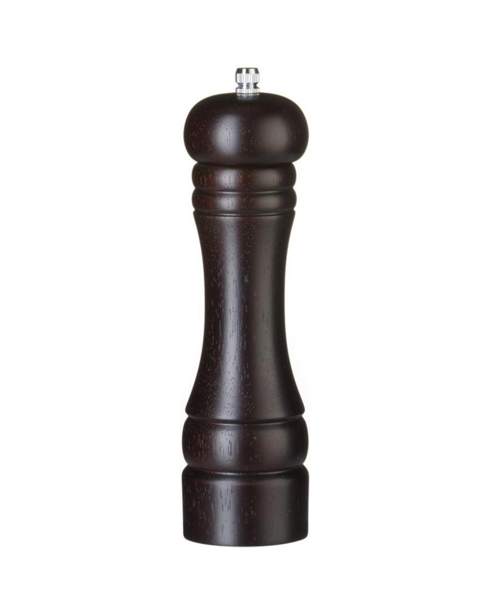 Salzmühle - Holz - Dunkles Holz - H 21,5 x Ø 5,7 CM - Hendi - 469811