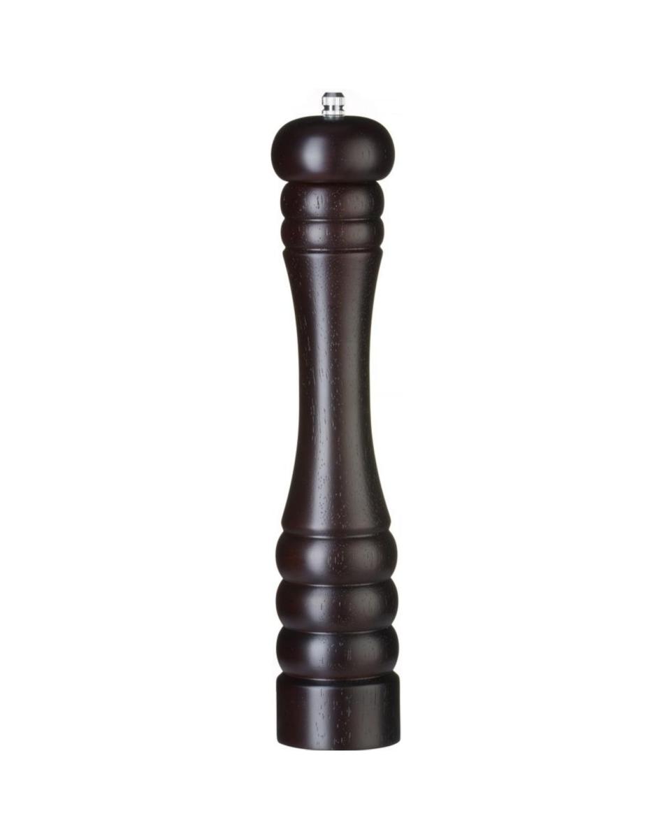 Salzmühle - Holz - Dunkles Holz - H 31,5 x Ø 6 CM - Hendi - 469835