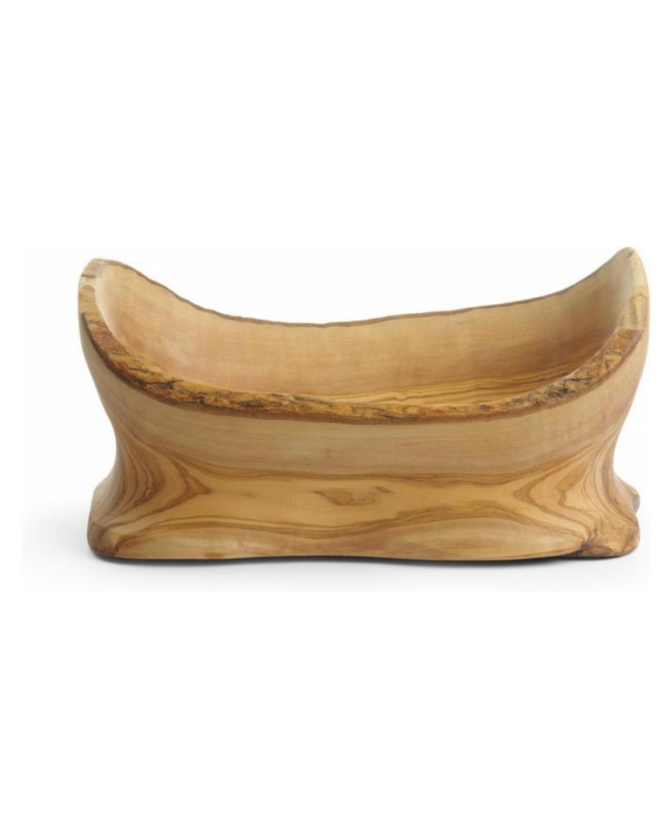 Dekorative Schale - Olivenholz - H 18 x 31 x 16,5 CM - Hendi - 505366