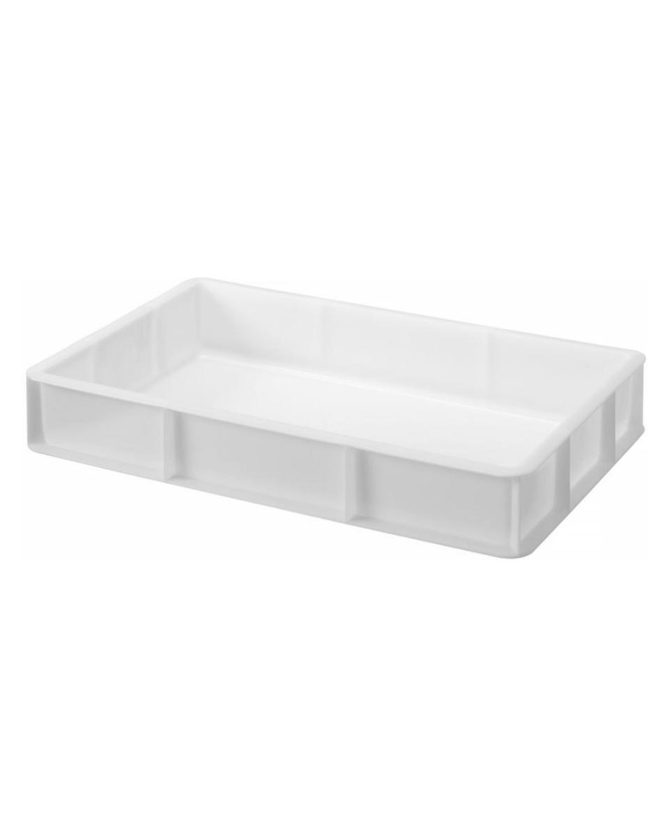 Pizzateigbox - 1/1 GN - Weiß - H 9 x 53 x 32,5 CM - Hendi - 880975