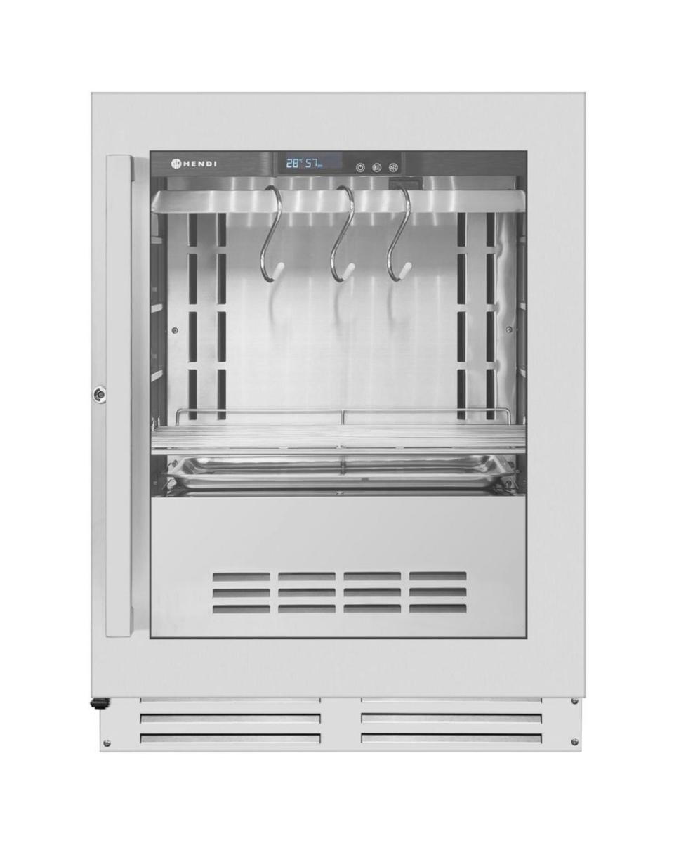 Trockenalterungsschrank - Unterbau - 98 Liter - H 83 x 59,5 x 62 CM - Hendi - 221426