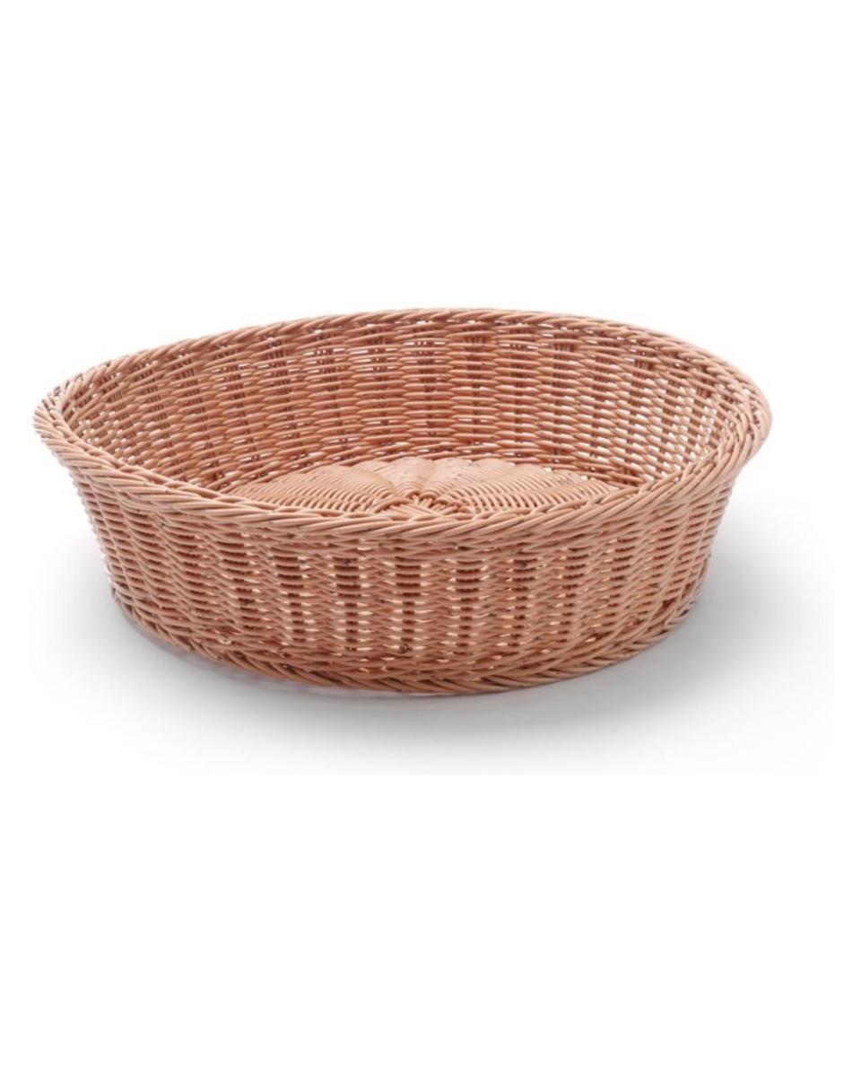 Brotkorb - Rund - Braun - Hendi - 426999