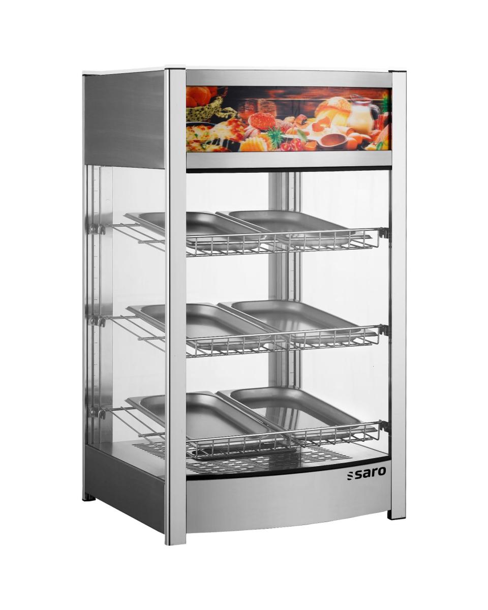 Warmhaltevitrine - 100 Liter - Saro - 330-1090