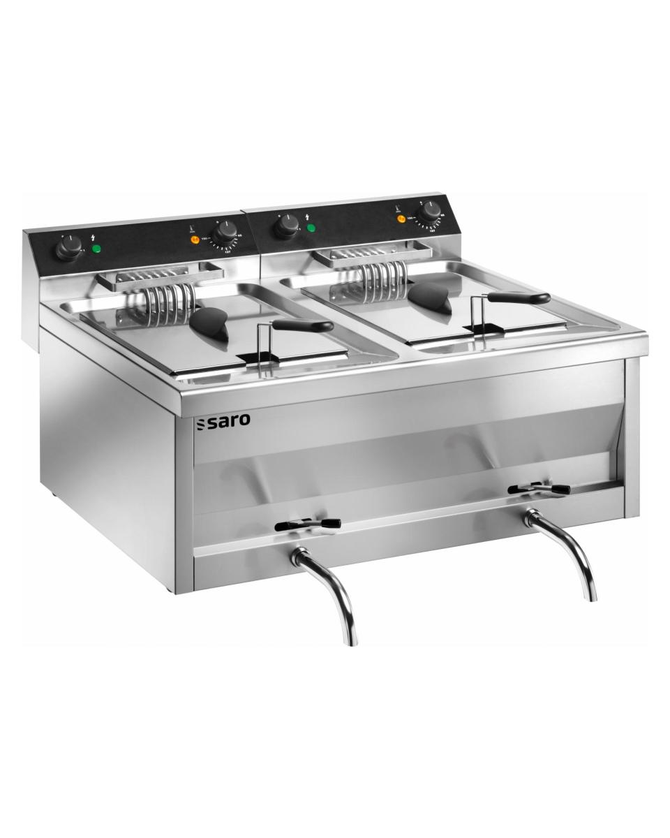 Fritteuse - 2 x 12 Liter - Saro - 172-4035