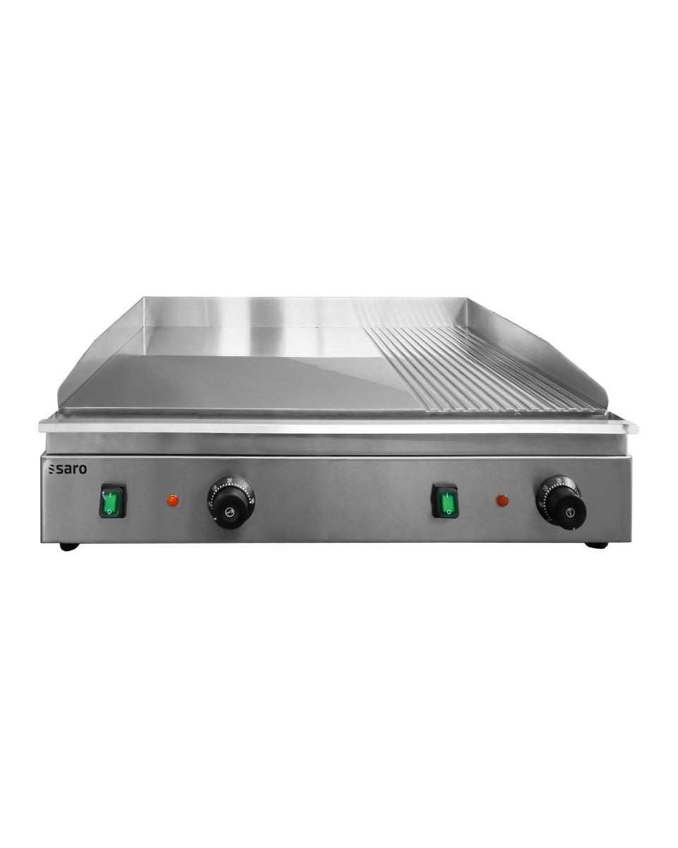 Grillplatte - Elektrisch - 2 Zonen - Saro - 213-7105