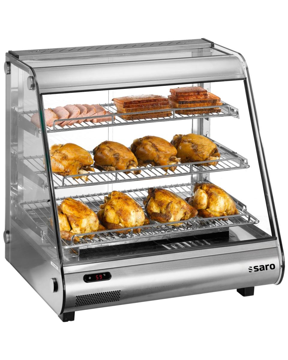Warmhaltevitrine - 160 Liter - Saro - 330-1052