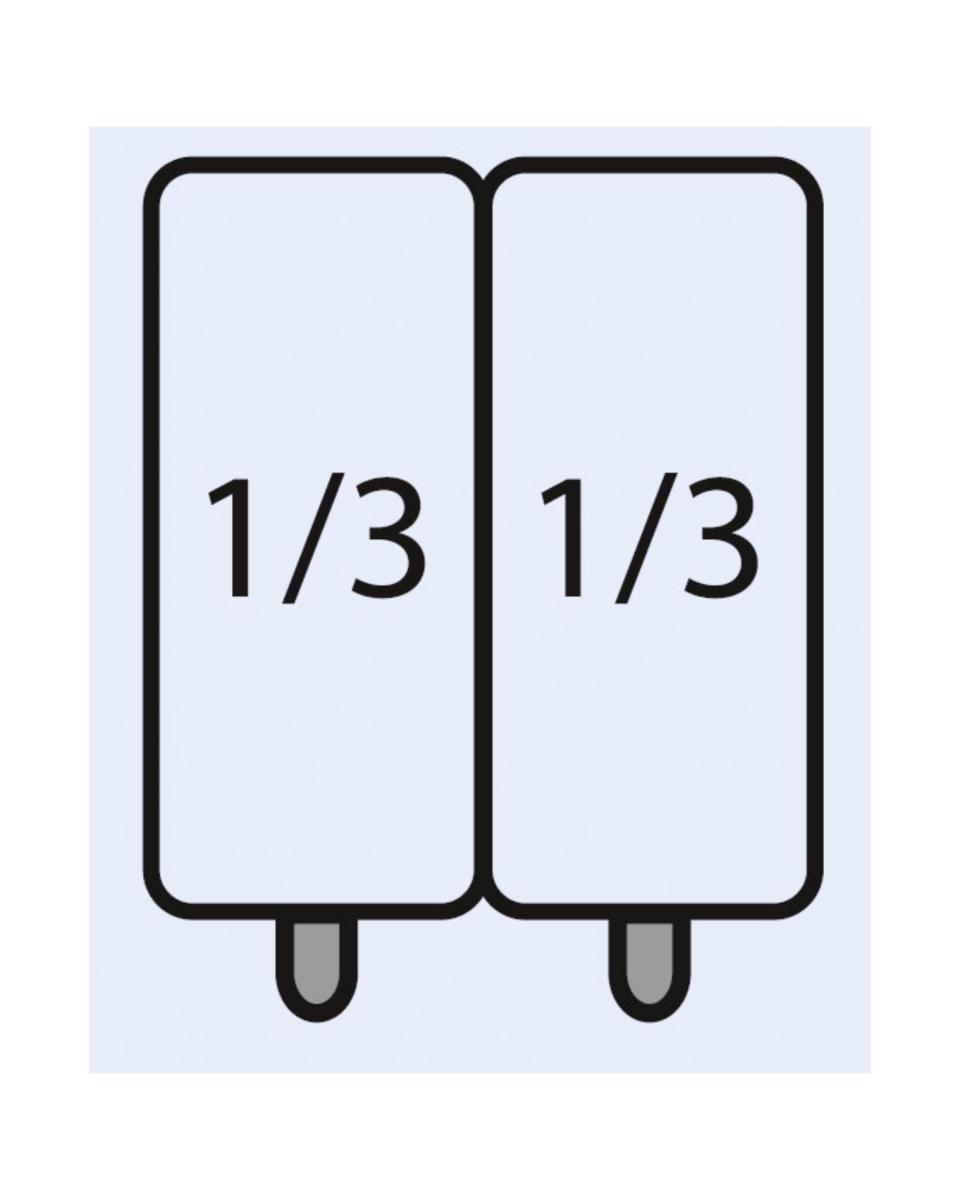 Nudelkorb - Set 2x 1/3 GN - Saro - 423-4010