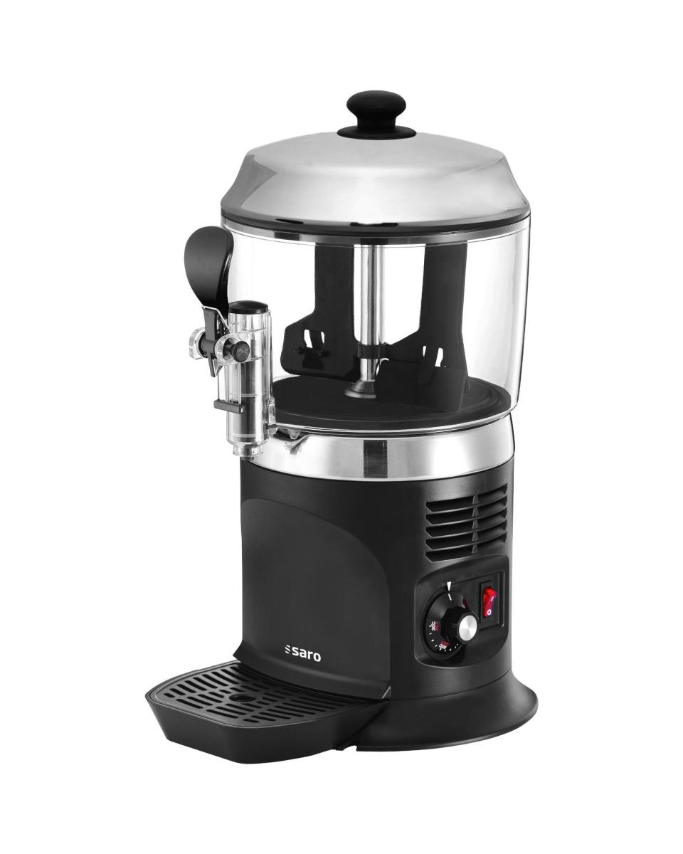 Schokoladenmilchspender - Schwarz - 5 Liter - Saro - 175-1145