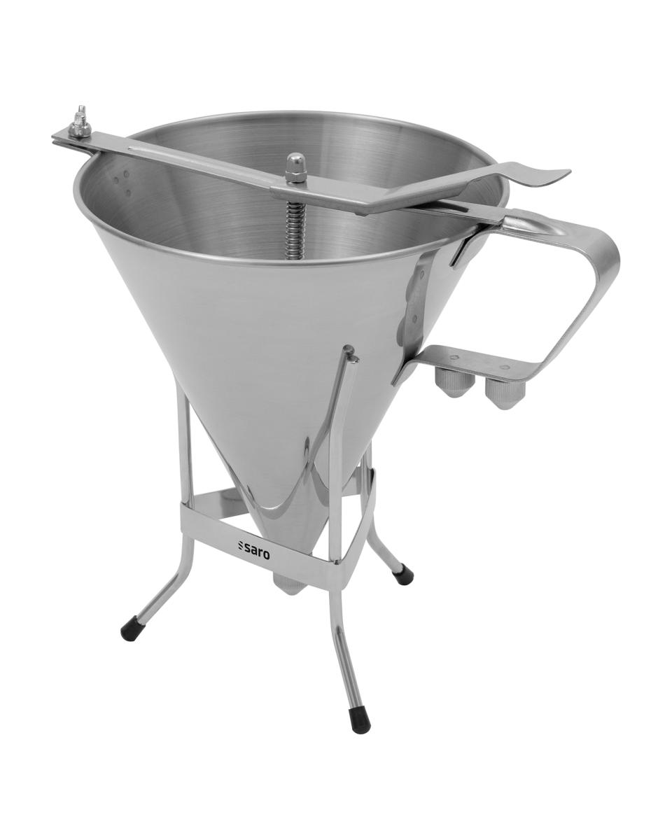 Fondanttrichter - 1,8 Liter - Edelstahl - Saro - 213-6025