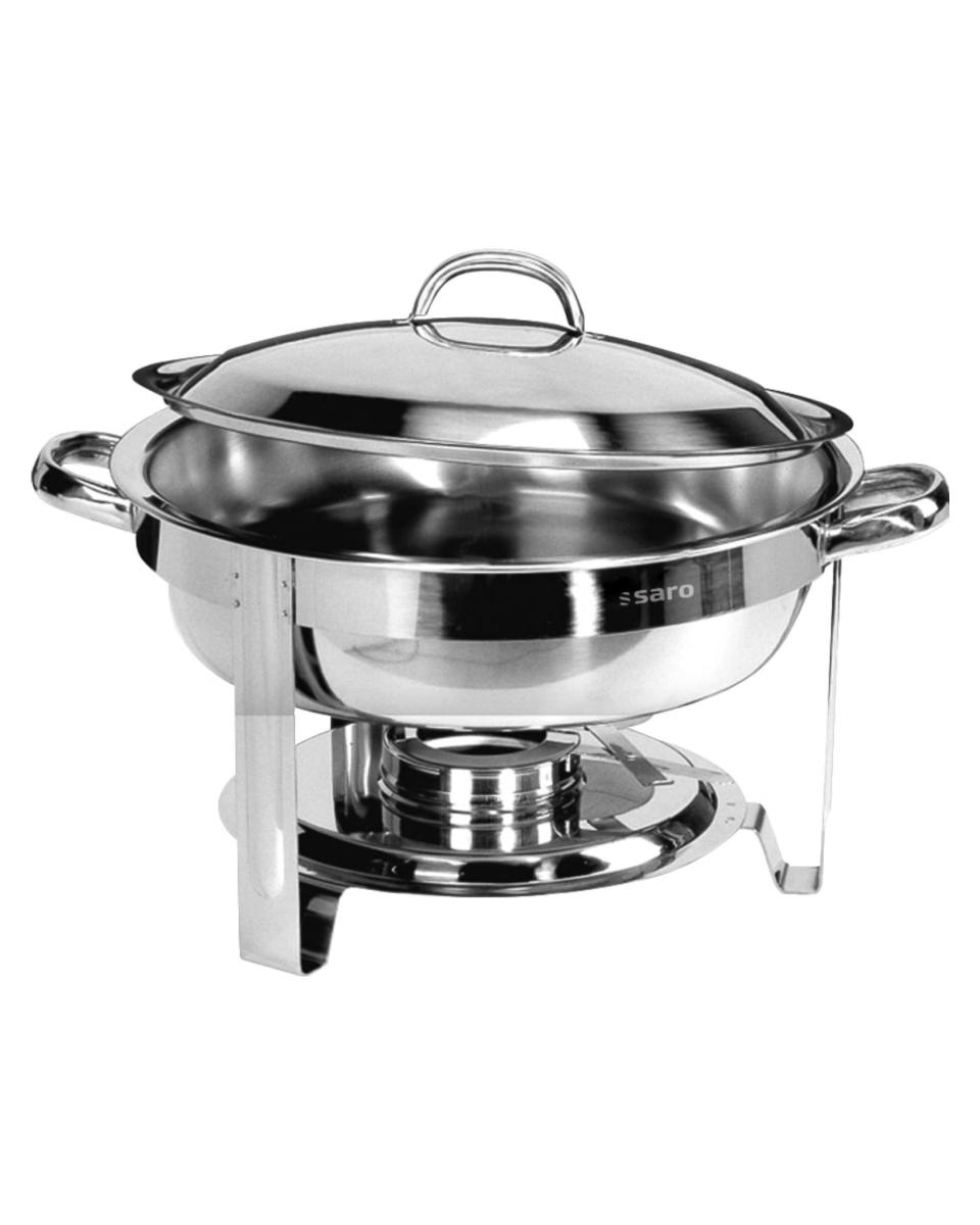 Chafing Dish - Rund - 4 Liter - Saro - 127-1018