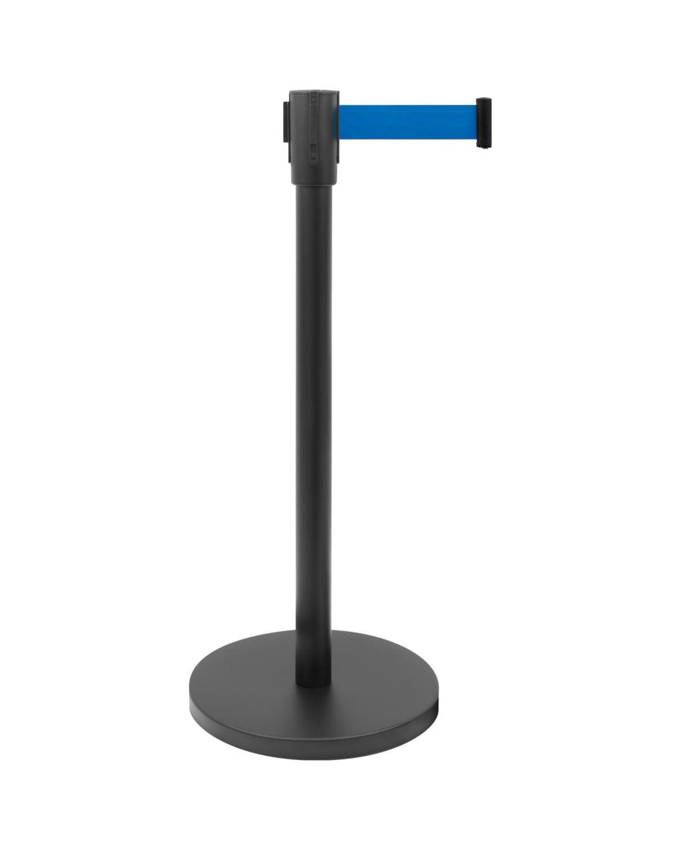 Absperrpfosten mit Zugschnur - Blau - Saro - 399-1006