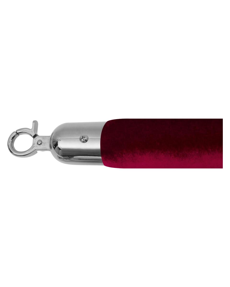 Kordel für Absperrpfosten - Rot / Silber - Saro - 399-1026