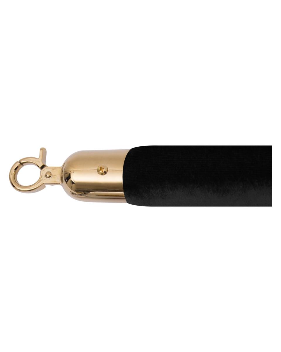 Kordel für Absperrpfosten - Schwarz / Gold - Saro - 399-10263