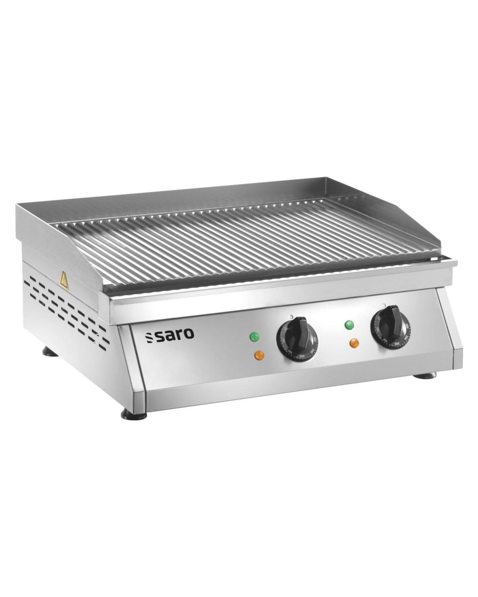 Grillplatte - Elektrisch - 2 Zonen - Saro - 172-3130