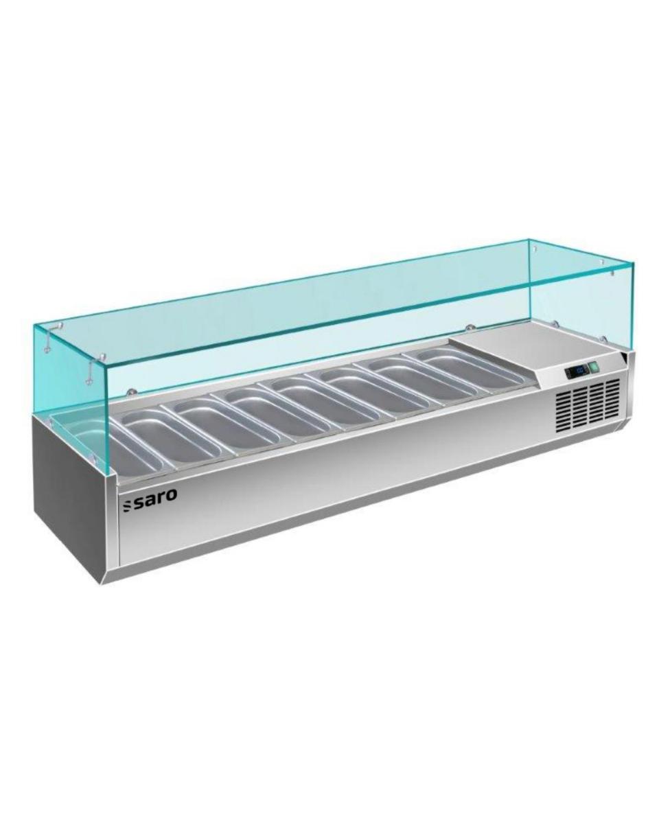 Design der gekühlten Vitrine - 8x GN 1/4 - VRX 1800/330 - 323-1140 - Saro
