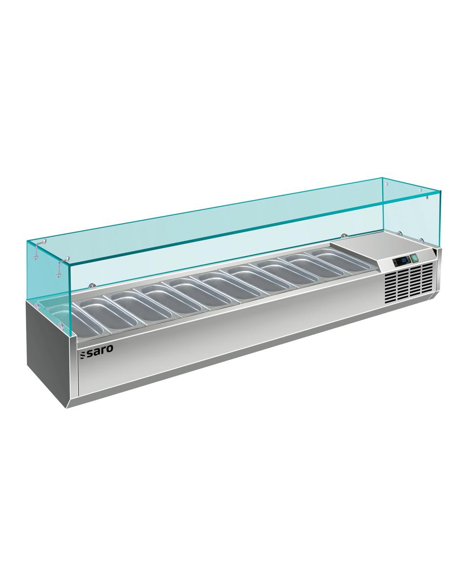 Design der gekühlten Vitrine - 10x GN 1/4 - VRX 2000/330 - 323-1145 - Saro