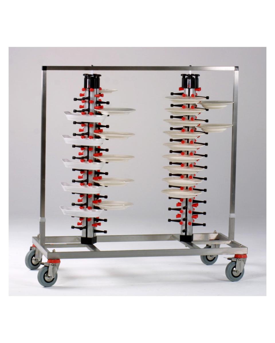 Brettstapelsystem – Stahl – H 120 x B 138 x T 60 CM – Saro – 87-10025